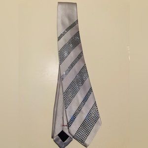 Judith Leiber Silk Tie with Swarovski Crystals